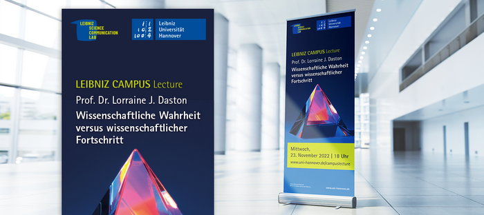 Roll-Ups im Design der Leibniz Universität